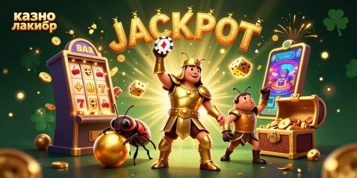 Experience kazino лакибир excitement with animated characters and vibrant casino elements!