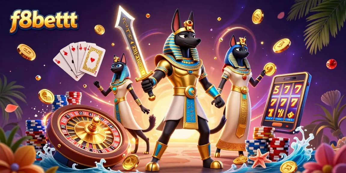 Experience dynamic gameplay at f8bettt with ancient Egyptian-themed casino elements and winning treasures.