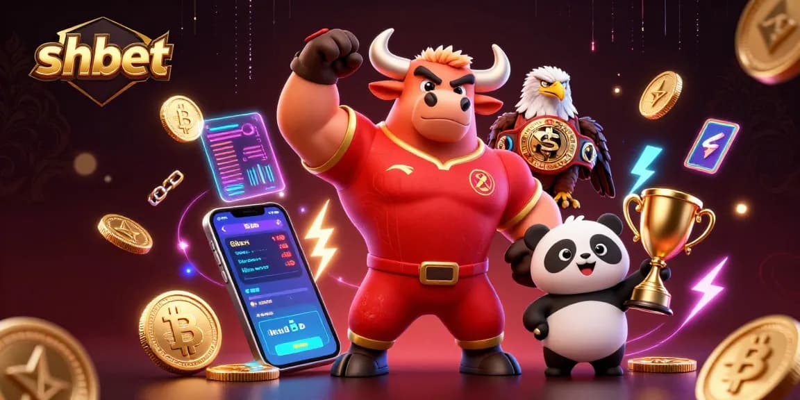 Bet big with shbet in a vibrant casino scene featuring exciting gaming characters and elements.
