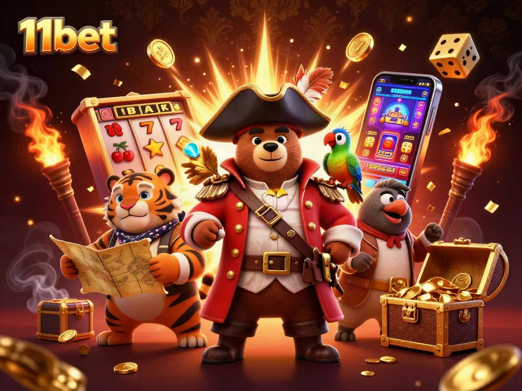 Experience thrilling wins at 11bet with vibrant slot action and dynamic casino elements.