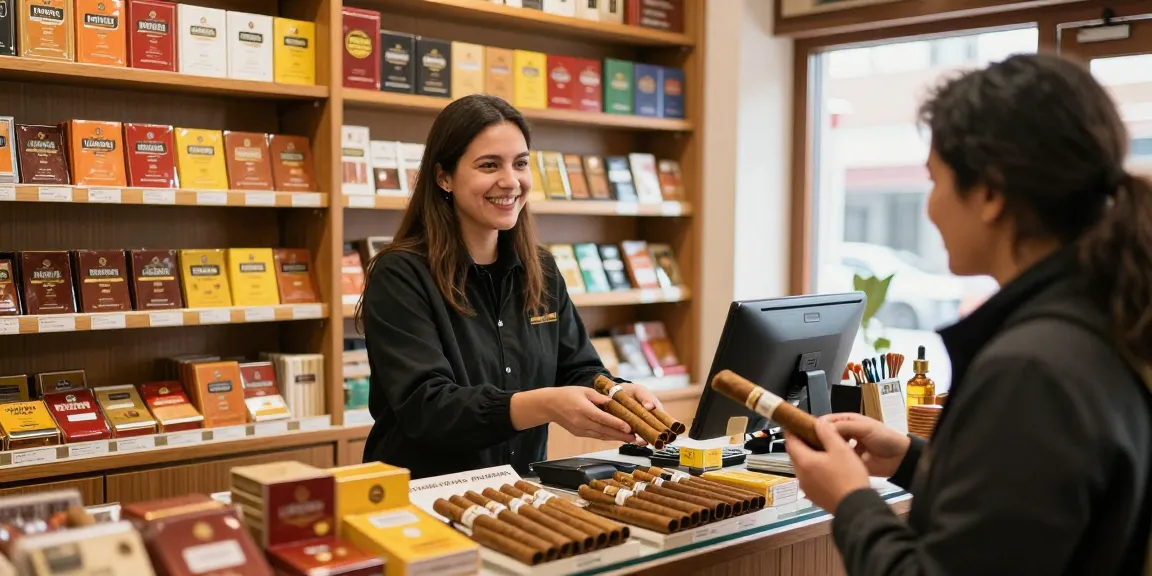 Produse de tutun firicel oferite de o afacere locală de încredere.